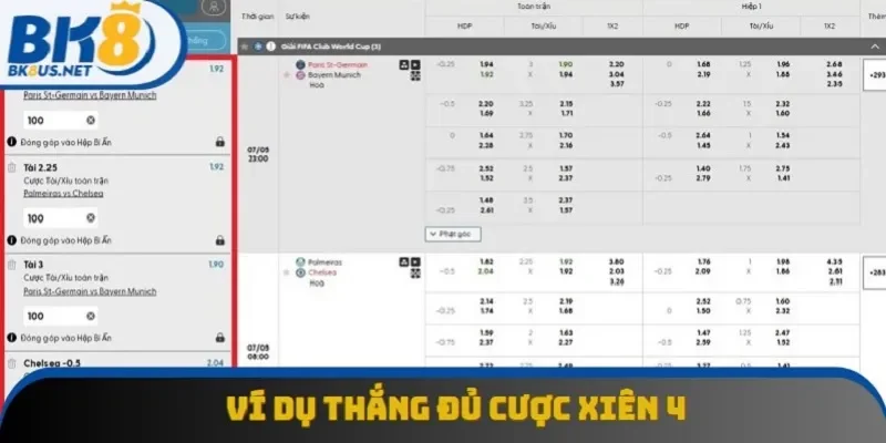 Cách tính xâu khi thắng full